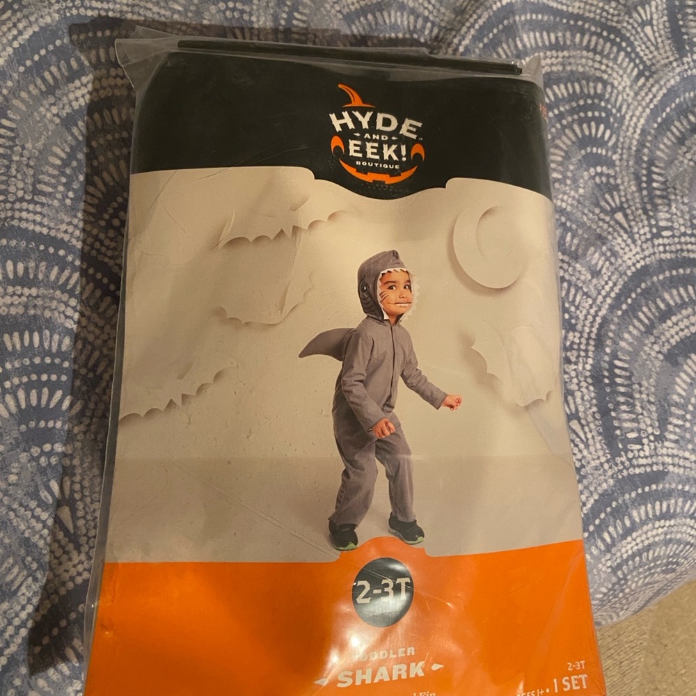 Halloween! Baby shark Hyde and Eek! Toddler Shark Costume 2T/3T